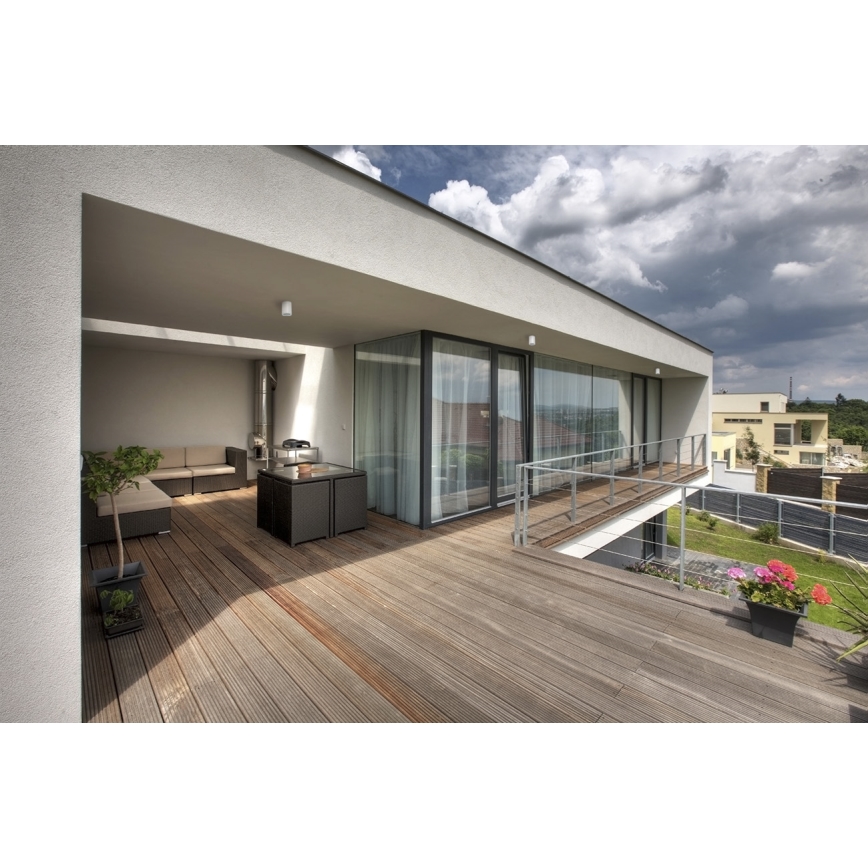 Kanlux 33360 - Spoljašnja reflektorska lampa AQILO 1xGU10/7W/230V IP65 bela