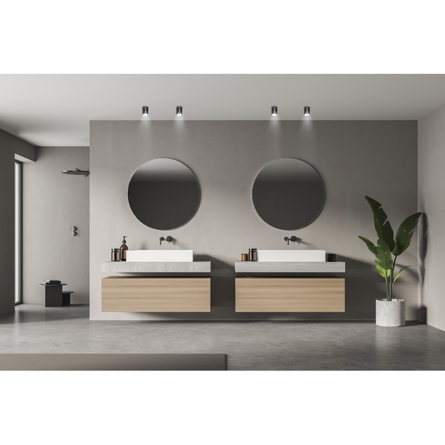 Kanlux 33362 - Spoljašnja reflektorska lampa AQILO 1xGU10/7W/230V IP65 antracit