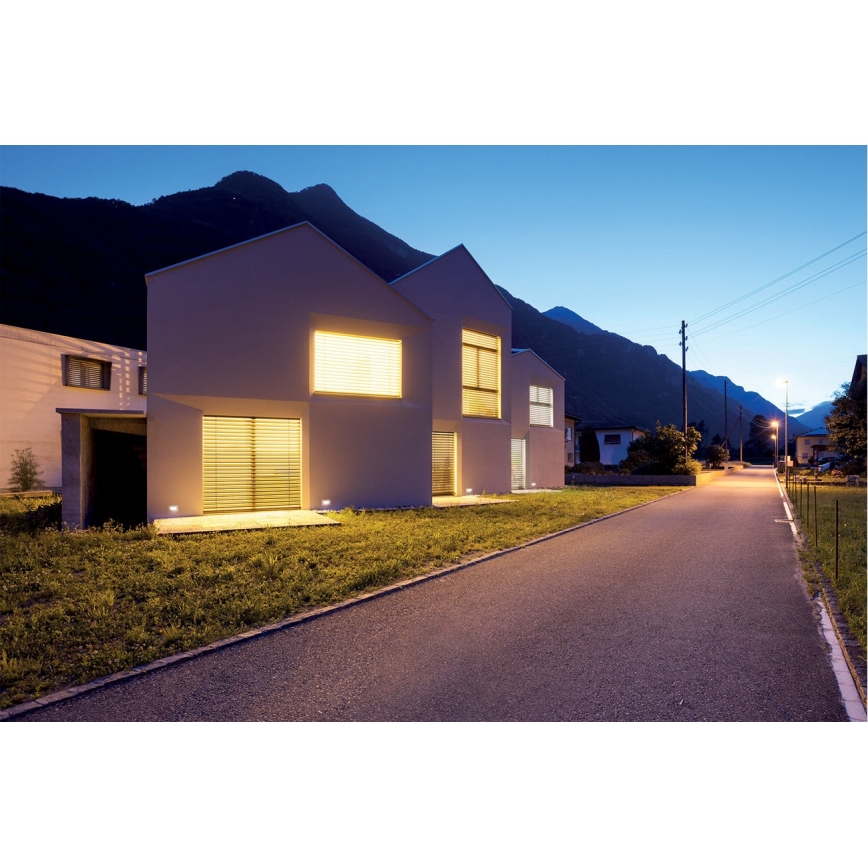 LED Ugradbena lampa GLASI LED/3W/230V 4000K IP44 bela