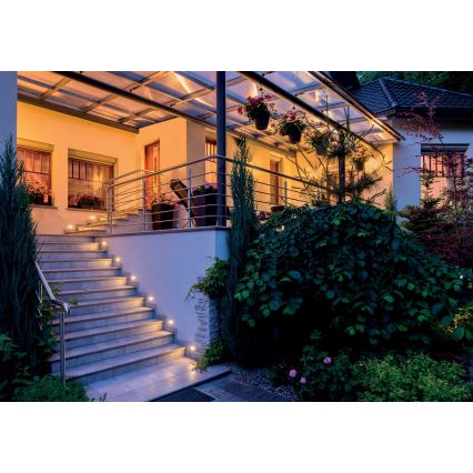 LED Ugrađeno svetlo GLASI LED/3W/230V 4000K IP44 crno