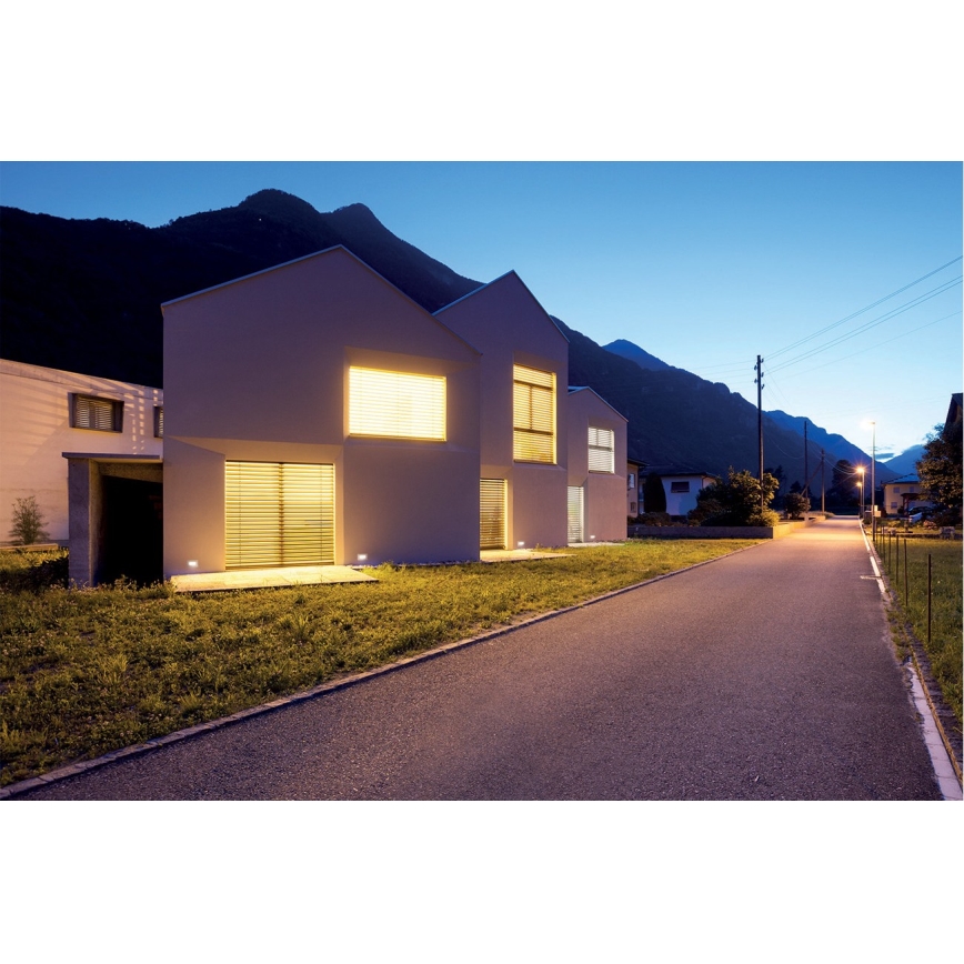 LED Ugrađeno svetlo GLASI LED/3W/230V 4000K IP44 crno