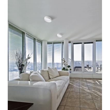 LED Plafonjera RIFA LED/17,5W/230V 4000K bela