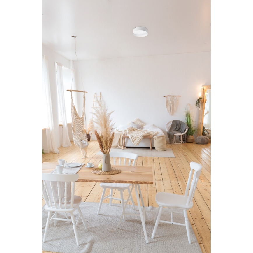 LED Plafonjera RIFA LED/17,5W/230V 3000K bela