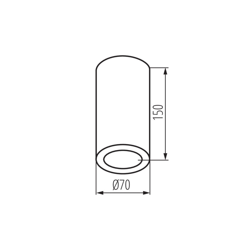 Reflektorska lampa za kupatilo AQILO 1xE14/10W/230V IP65 antracit