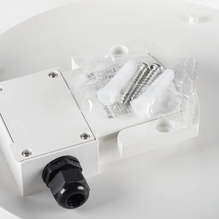 LED Radna plafonjera IPER LED/26W/230V IK10 IP65 okrugli bela