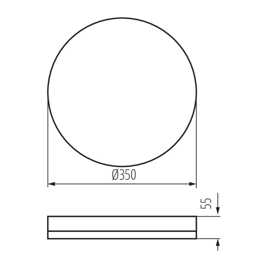 LED Radna plafonjera sa senzorom pokreta IPER LED/35W/230V IK10 IP65 okrugli bela