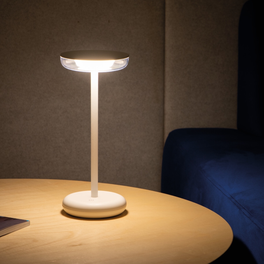 Kanlux 37310 - LED Prigušiva punjiva lampa FLUXY LED/1,7W/1800 mAh IP44 bela