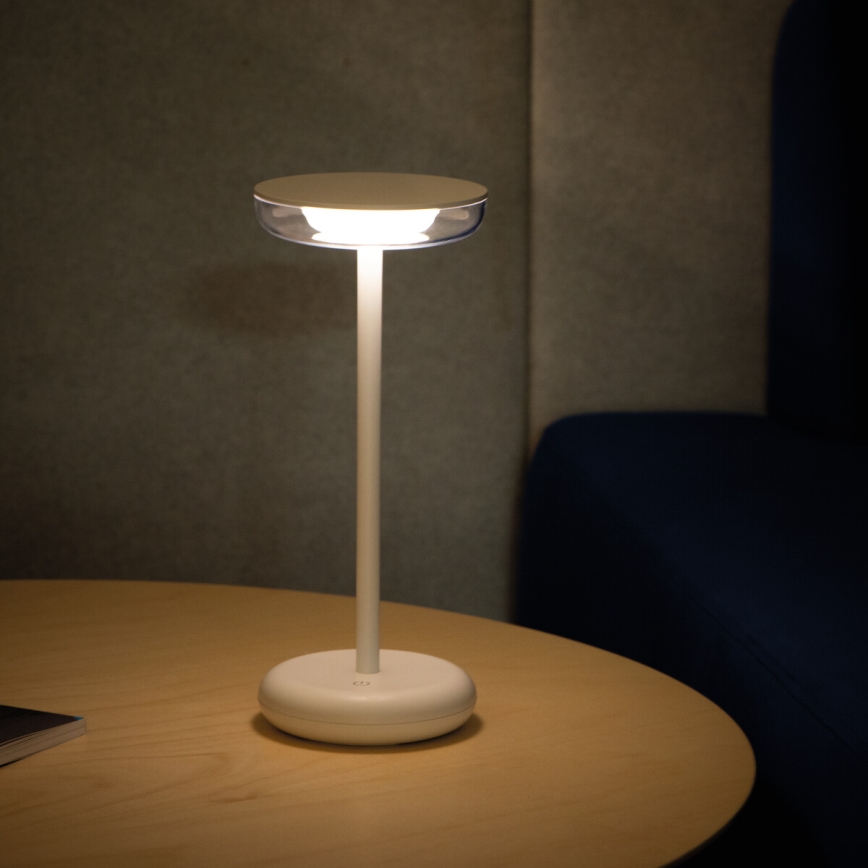 Kanlux 37310 - LED Prigušiva punjiva lampa FLUXY LED/1,7W/1800 mAh IP44 bela