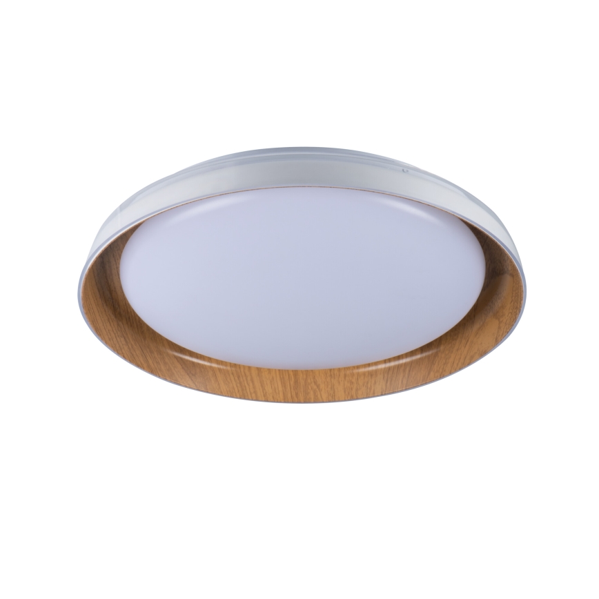 LED Plafonjera NIFU LED/17,8W/230V pr. 43 cm bela/braon