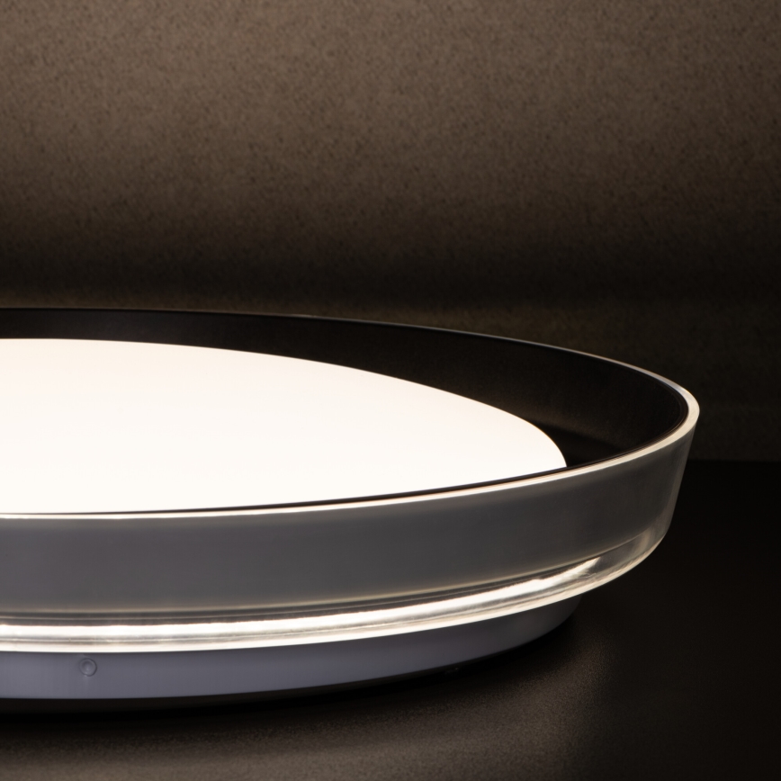 LED Plafonjera NIFU LED/17,8W/230V pr. 43 cm bela/crno