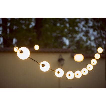 LED Spoljašnji dekorativni lanac GERLANDA STONO 10xLED/10W/230V 6m IP67