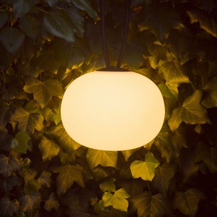 LED Prigušiva vanjska punjiva viseća lampa STONO LED/1W/3000 mAh IP54