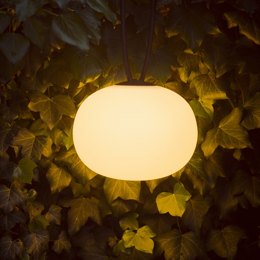 LED Prigušiva vanjska punjiva viseća lampa STONO LED/1W/3000 mAh IP54