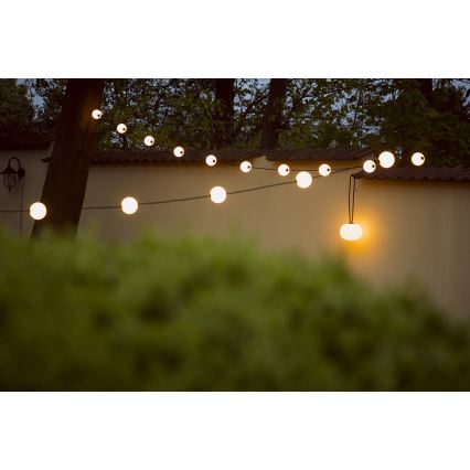 LED Prigušiva vanjska punjiva viseća lampa STONO LED/1W/3000 mAh IP54