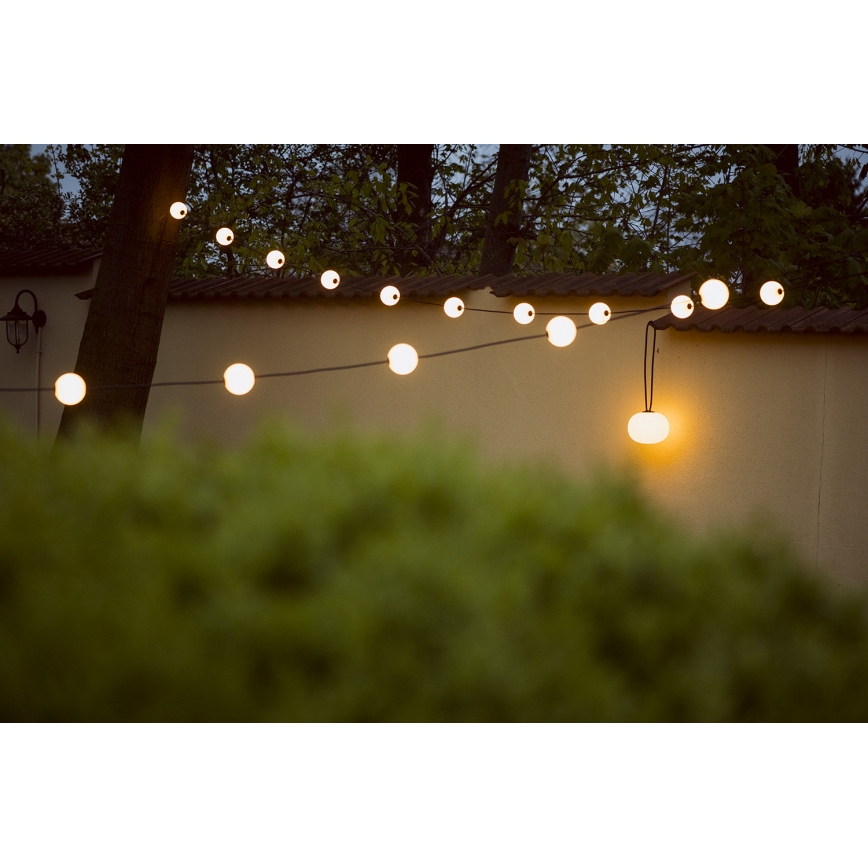 LED Prigušiva vanjska punjiva viseća lampa STONO LED/1W/3000 mAh IP54