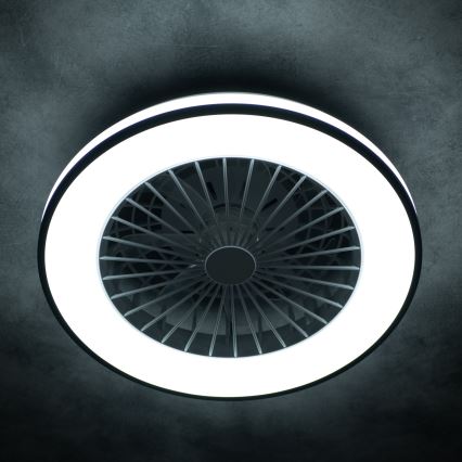 LED Prigušiva plafonjera sa ventilatorom PLAVE 48W/230V 3000/4000/6500K + Daljinski upravljač