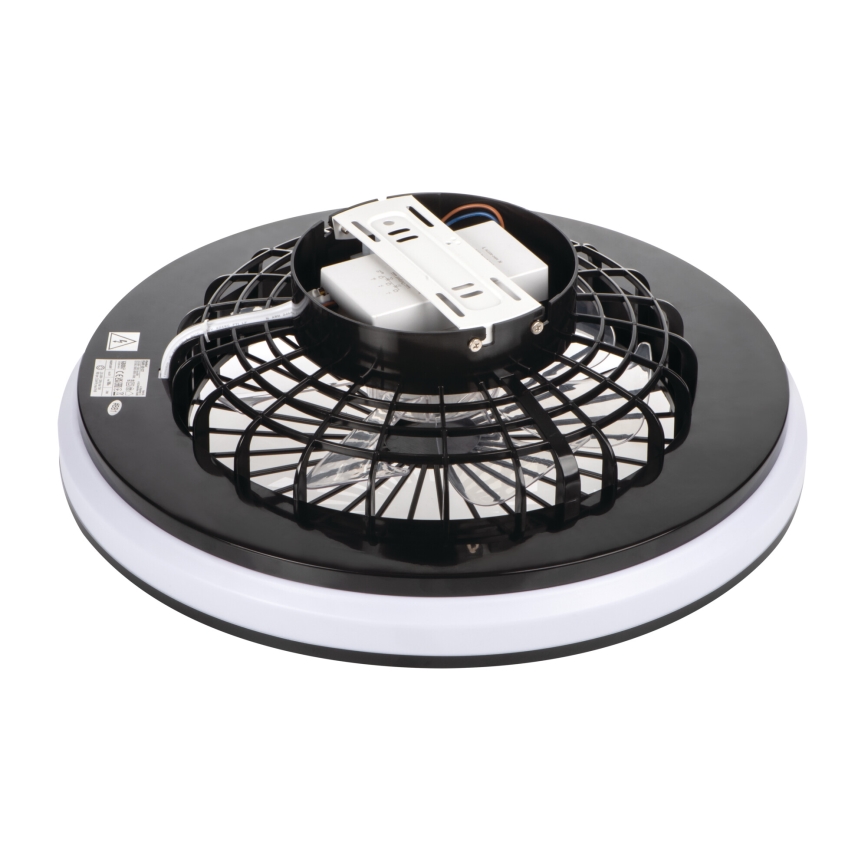 LED RGBW Prigušiva plafonjera sa ventilatorom PLAVE LED/48W/230V 3000/4000/6500K + Daljinski upravljač