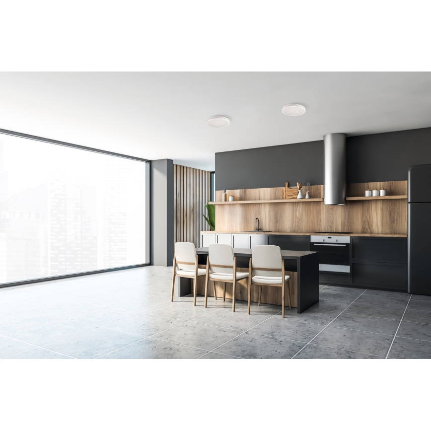 LED Spoljašnja plafonjera BENO ECO LED/12W/230V 3000/4000/6500K pr. 20 cm IP65 bela