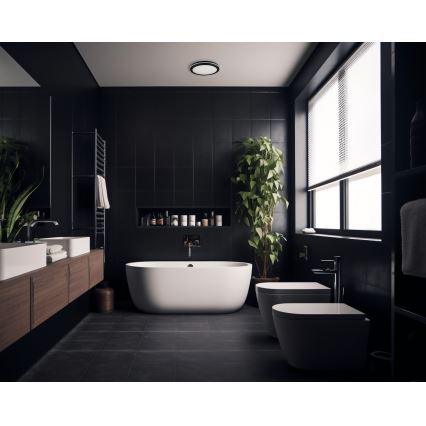 LED Spoljašnja plafonjera BENO ECO LED/12W/230V 3000/4000/6500K pr. 20 cm IP65 crno