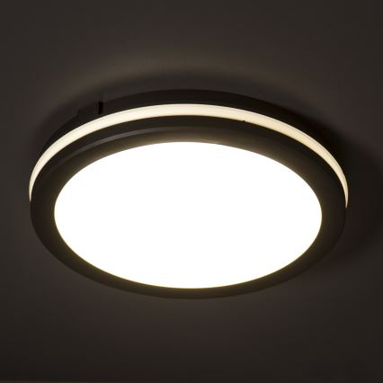 LED Spoljašnja plafonjera BENO ECO LED/12W/230V 3000/4000/6500K pr. 20 cm IP65 crno