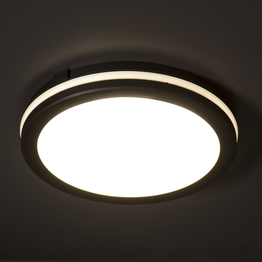 LED Spoljašnja plafonjera BENO ECO LED/12W/230V 3000/4000/6500K pr. 20 cm IP65 crno
