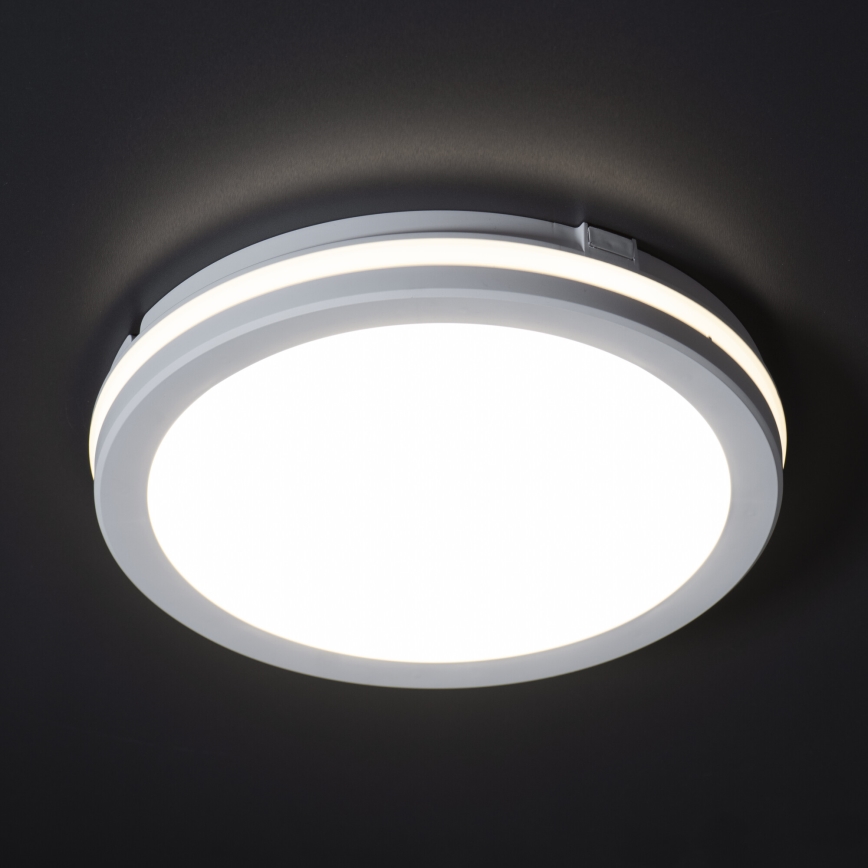 LED Spoljašnja plafonjera BENO ECO LED/20W/230V 3000/4000/6500K pr. 20 cm IP65 bela