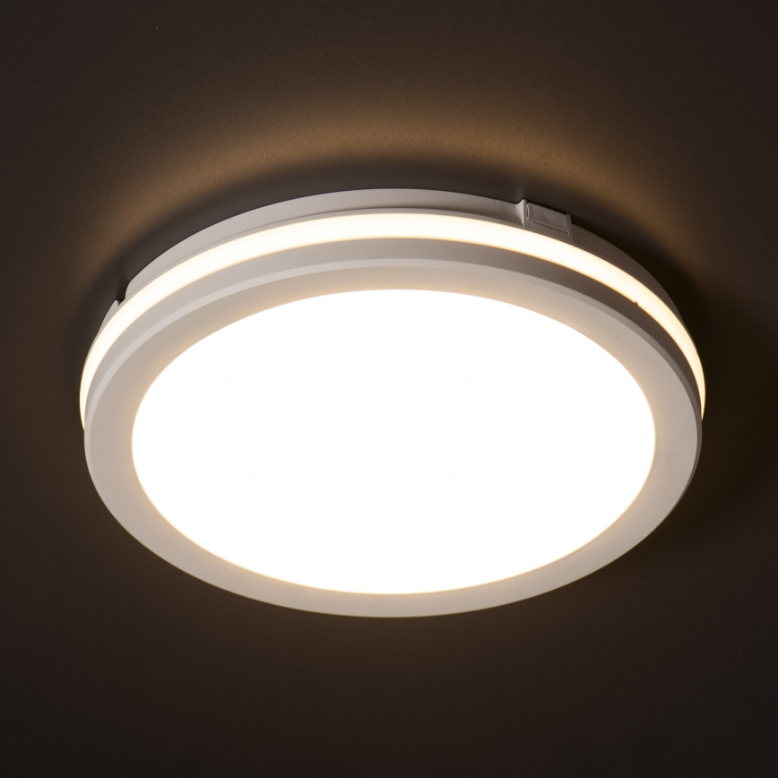 LED Spoljašnja plafonjera BENO ECO LED/20W/230V 3000/4000/6500K pr. 20 cm IP65 bela