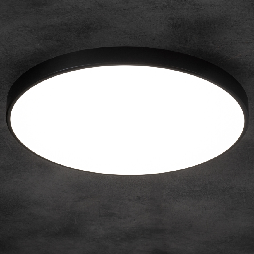 LED Prigušiva plafonjera PLAFON LED/20W/230V 3000-6500K Wi-Fi crno