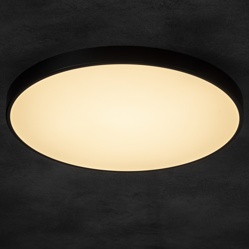 LED Prigušiva plafonjera PLAFON LED/20W/230V 3000-6500K Wi-Fi crno