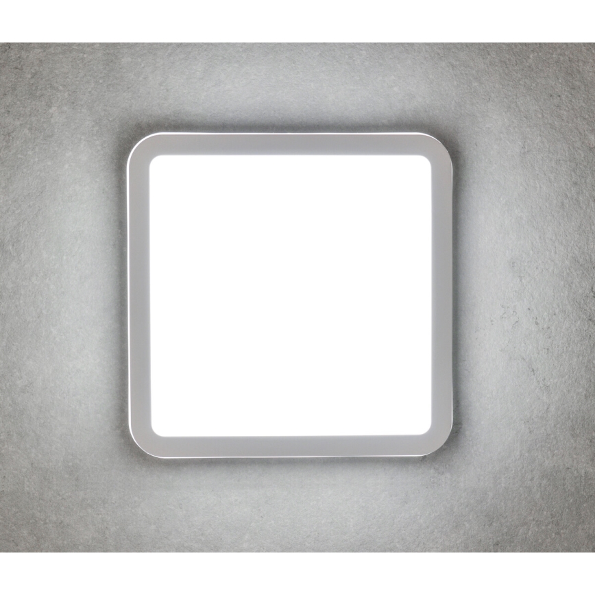LED Spoljašnja plafonjera sa senzorom pokreta BENO LED/12/18W/230V 3000/3500/4000K IP65 bela uglast