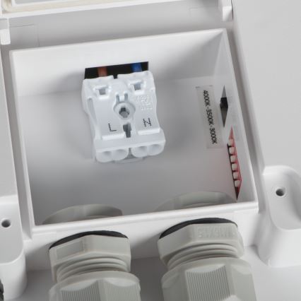 LED Spoljašnja plafonjera sa senzorom pokreta BENO LED/12/18W/230V 3000/3500/4000K IP65 bela uglast