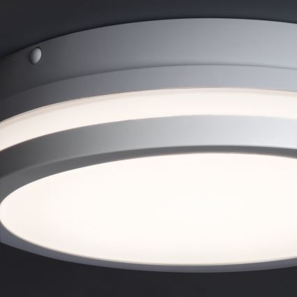 LED Spoljašnja plafonjera sa senzorom pokreta BENO LED/12/18W/230V 3000/3500/4000K IP65 bela okrugli