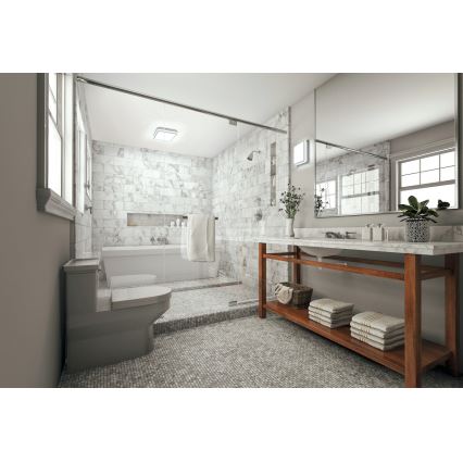 LED Spoljašnja plafonjera sa senzorom pokreta BENO LED/24/30W/230V 3000/3500/4000K IP65 bela uglast