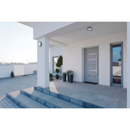 LED Spoljašnja plafonjera BENO LED/24/30W/230V 3000/3500/4000K IP65 antracit okrugli
