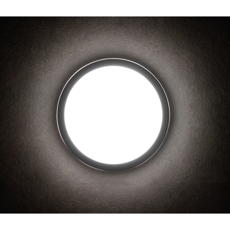 LED Spoljašnja plafonjera sa senzorom pokreta BENO LED/12/18W/230V 3000/3500/4000K IP65 antracit okrugli