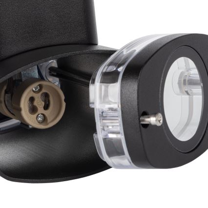 Spoljašnja zidna lampa ZEVI 1xGU10/10W/230V IP54 crno