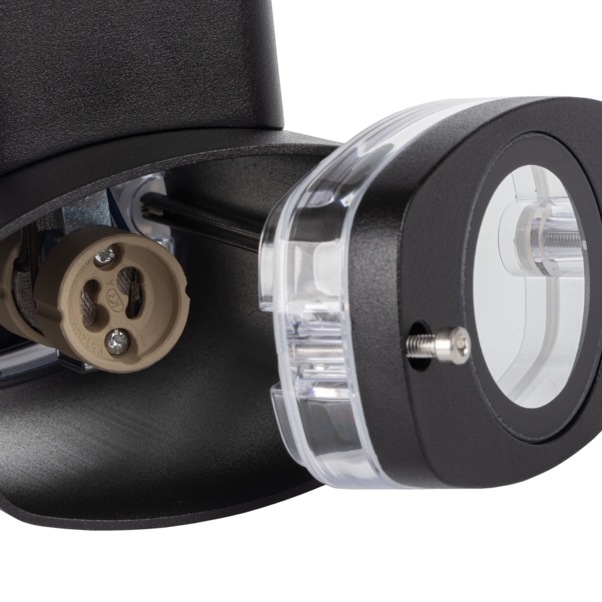 Spoljašnja zidna lampa ZEVI 1xGU10/10W/230V IP54 crno