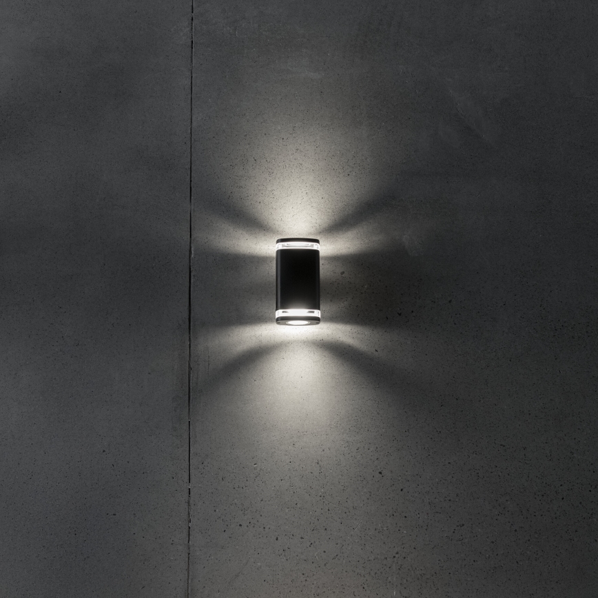 Spoljašnja zidna lampa ZEVI 2xGU10/10W/230V IP54 crno