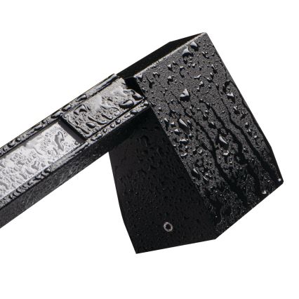 LED spoljašnje zidno svetlo YALTE LED/8W/230V 4000K IP54 crno