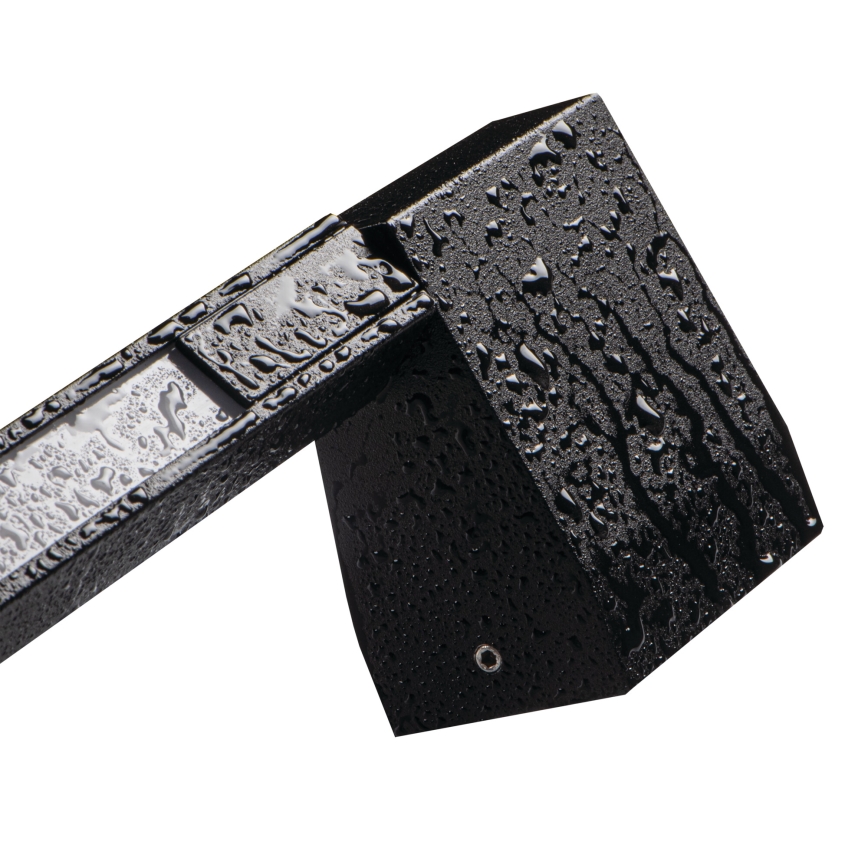 LED spoljašnje zidno svetlo YALTE LED/11W/230V 4000K IP54 crna