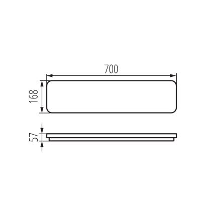LED Plafonjera LINCEA LED/15/20/24W/230V 3000/4000/6500K IK08 IP40
