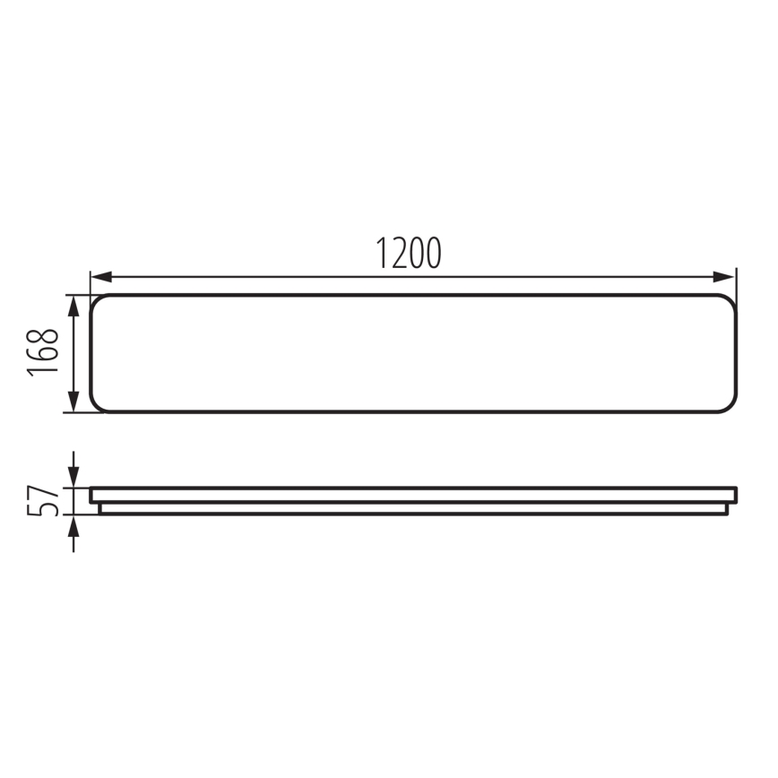 LED Plafonjera LINCEA LED/30/38/45W/230V 3000/4000/6500K IK08 IP40