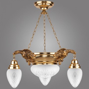 Kemar OW30 - Luster OURO EAGLE 3xE27/60W + 1xE27/100W/230V