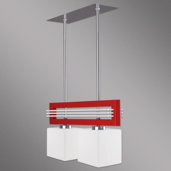 Kemar SG/2/R/K - Viseća lampa SANGA 2xE14/60W/230V