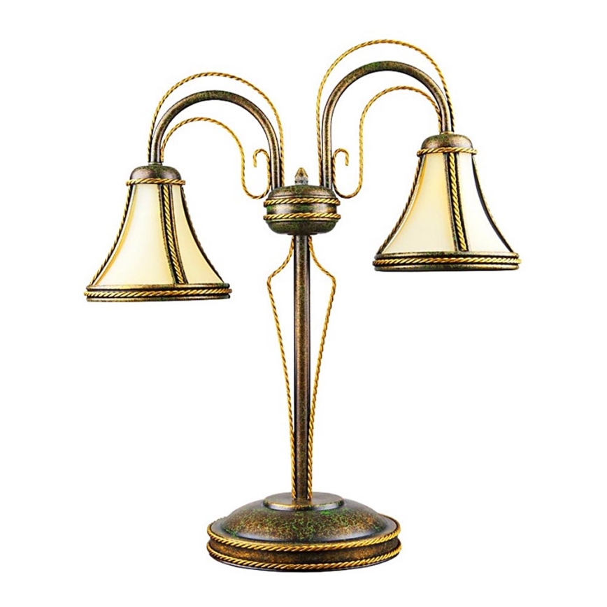 Kemar T/B/2 - Stona lampa TANAJA 2xE14/60W/230V zelena