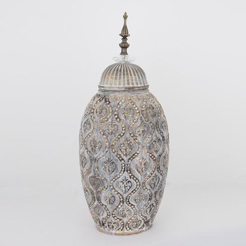 Keramička doza 47x20,5x15,5 cm siva