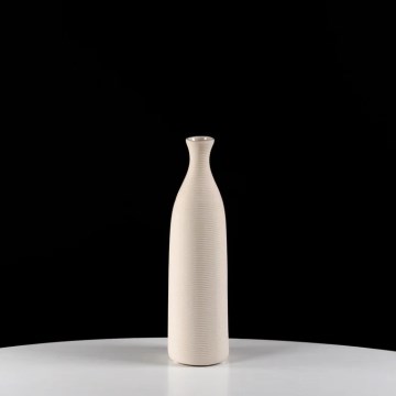 Keramička vaza 25 cm bela
