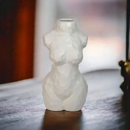 Keramička vaza 30 cm, bela