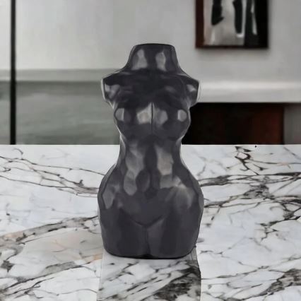 Keramička vaza 30 cm crna