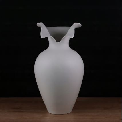 Keramička vaza 42x23 cm bela